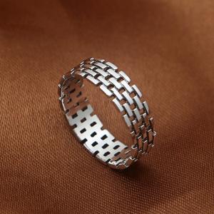 925 sterling silver band rings handmade braided shape high quality luxury jewelry accessories 
