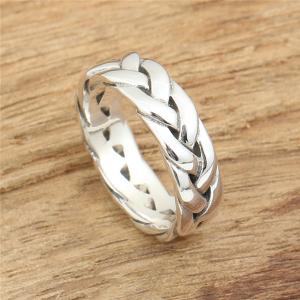 925 sterling silver braided band rings  handmade high quality luxury jewelry accessories gifts  