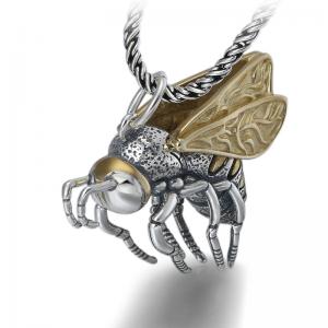 Bee Pendant Necklaces 925 Sterling Silver Jewelry Accessories 