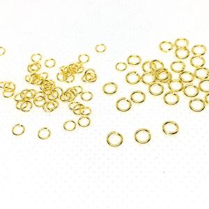 Gold Plated Jump Rings Fashion Accessories Jewelry Finding Components China Manufacturer Factory Supplier