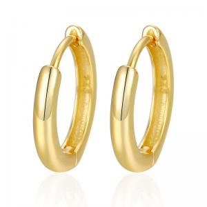 Hoop Huggie Earrings Round 925 Sterling Silver Earring hand-made designer vintage luxury jewelry accessories gift For Women