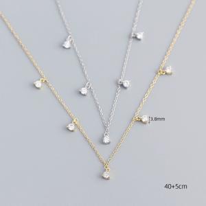 Pendant Necklaces 925 Sterling Silver Link chain Jewelry Accessories