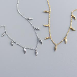 Pendant Necklaces 925 Sterling Silver Link Chain Jewelry Accessories