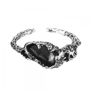 Adjustable Band Rings Irregular Textured Antique Vintage 925 Sterling Silver Jewelry 57-J1223