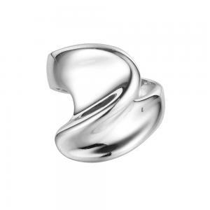 Adjustable Band Rings Irregular Smooth 925 Sterling Silver Jewelry 69-J1086