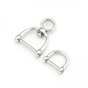 Stainless Steel Keyrings Horseshoe D Type Component Parts for Key Fashion Accessories China Manufacturer Factory Supplier 